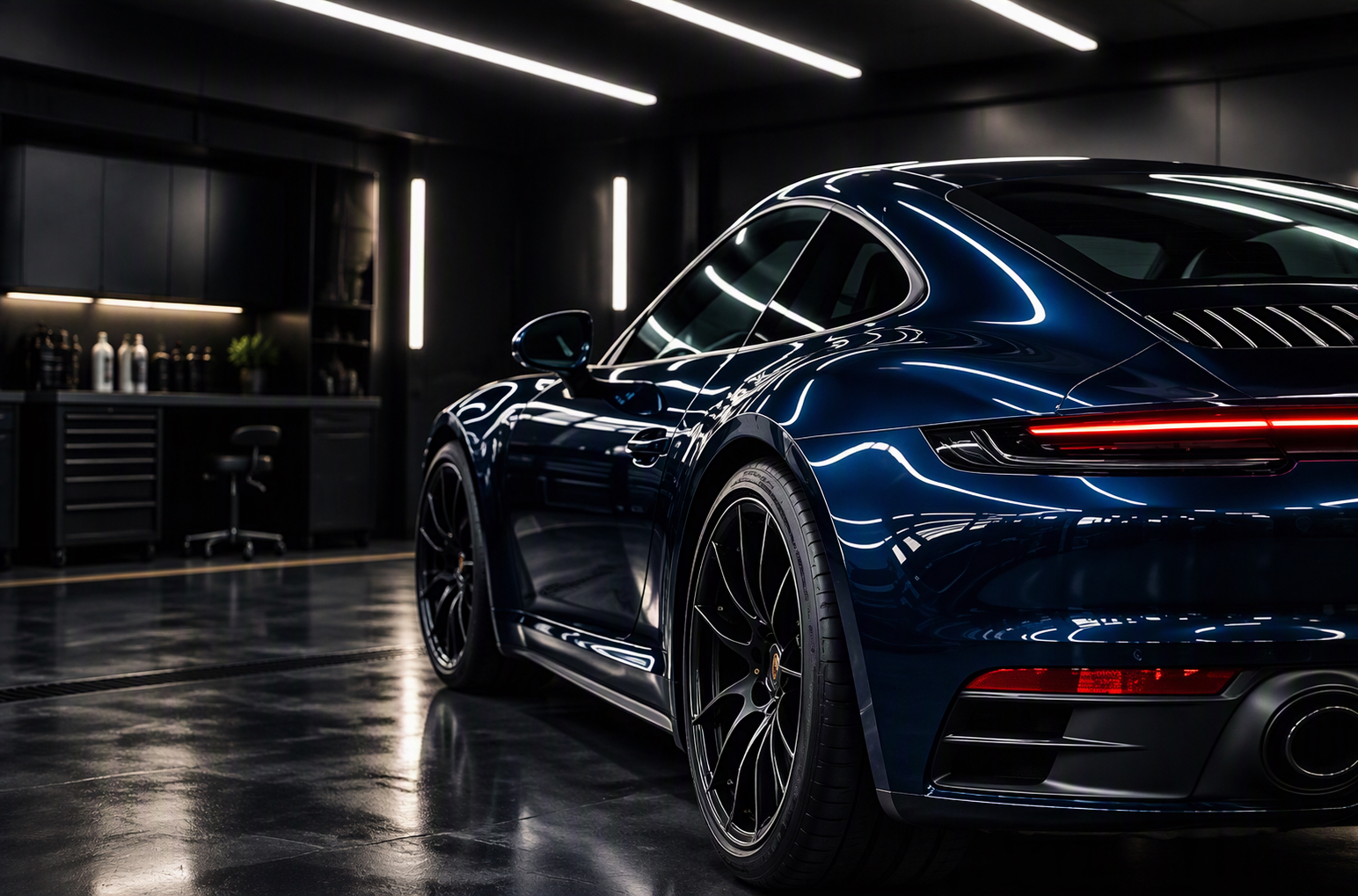 Gloss Garage Auto detailing website concept